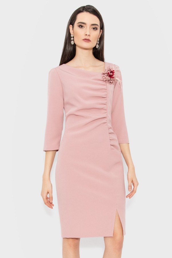 Rochie eleganta Paloma roz