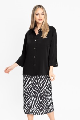 Costum cu rochie Medeea negru