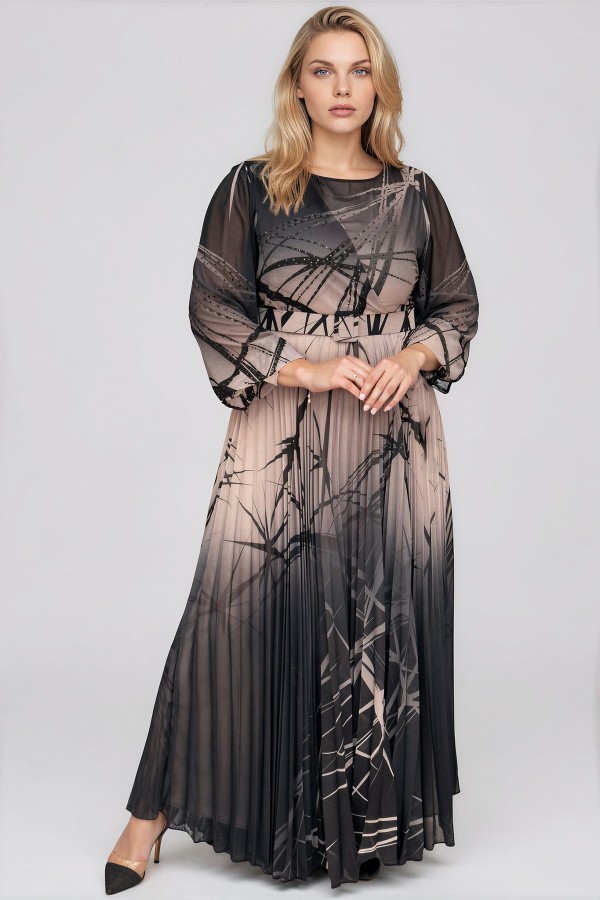 Rochie eleganta lunga Crina negru